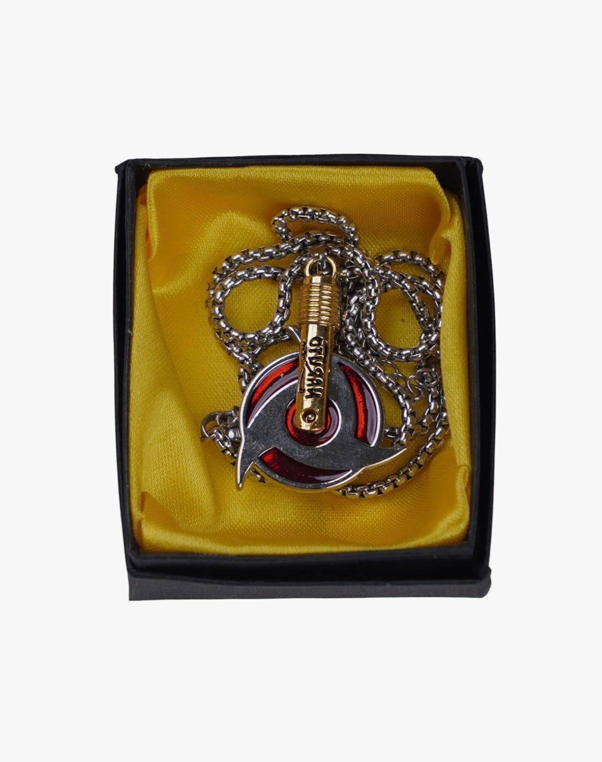 UrbanAura.Co – Uchiha Legacy Pack (Itachi Ring + Bracelet + Sharingan Chain)