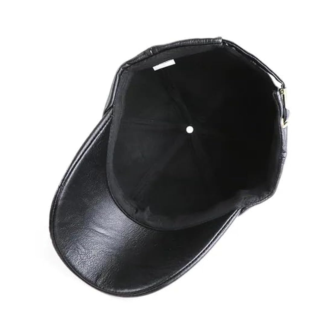 UrbanAura.Co Gildman Black PU Leather Cap – Timeless Street Style, Bold & Sophisticated