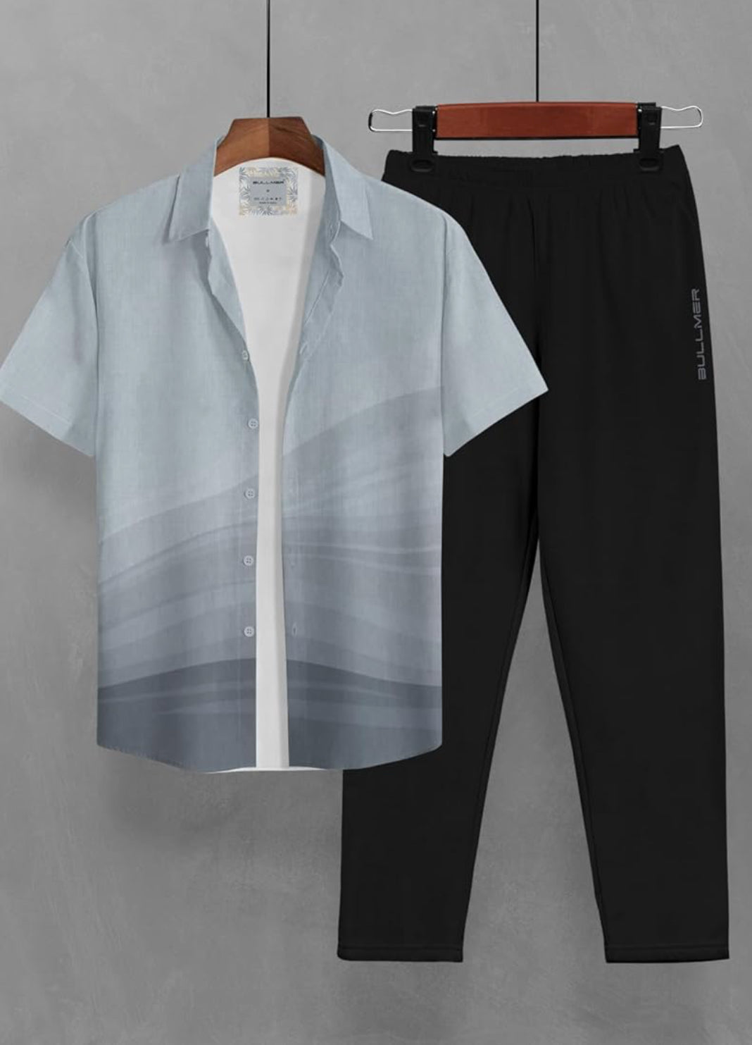 UrbanAura.Co-BULLMER Trendy Shirt & Pants Co-ords Set for Men | Stylish Casual & Party Wear Outfit