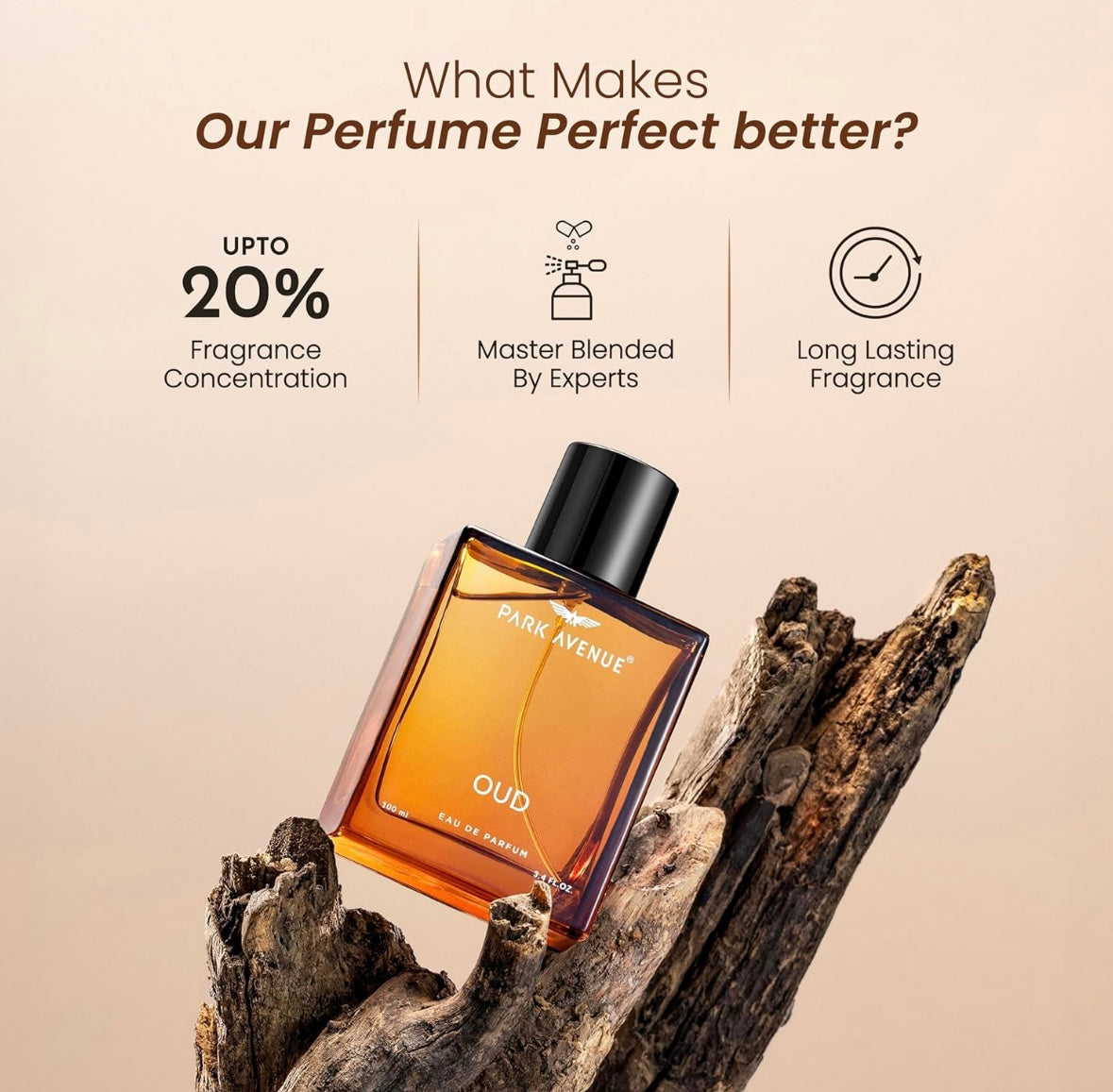 UrbanAura.Co – Park Avenue Oud Eau De Parfum for Men (100ml) | Premium Luxury Fragrance | Long Lasting Perfume | Wedding & Gifting Edition