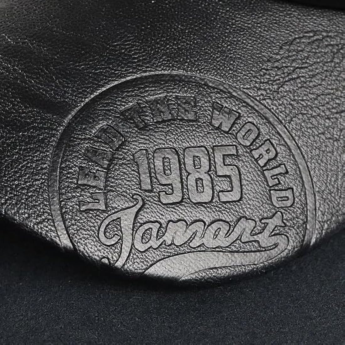 UrbanAura.Co Gildman Black PU Leather Cap – Timeless Street Style, Bold & Sophisticated