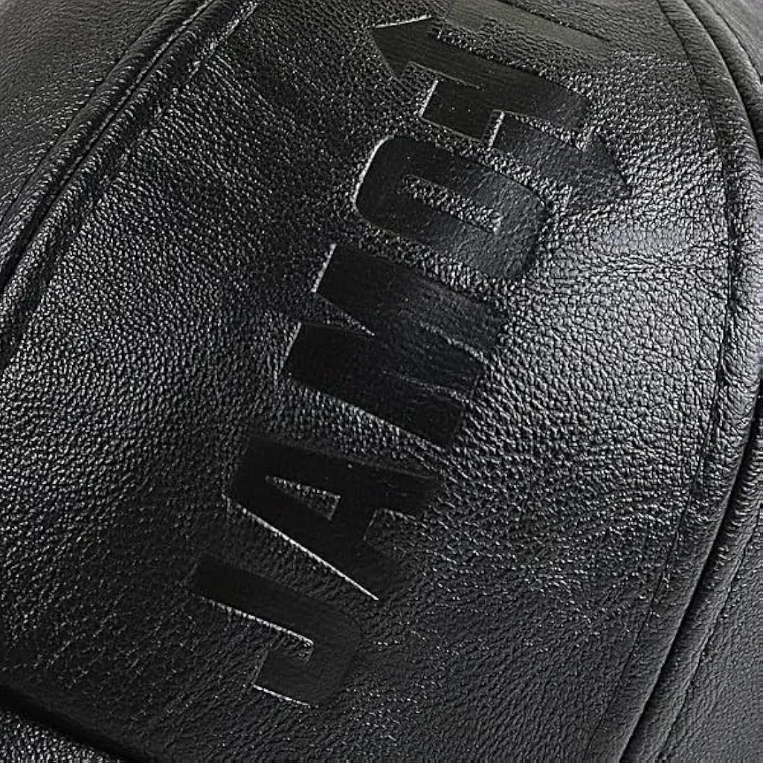 UrbanAura.Co Gildman Black PU Leather Cap – Timeless Street Style, Bold & Sophisticated