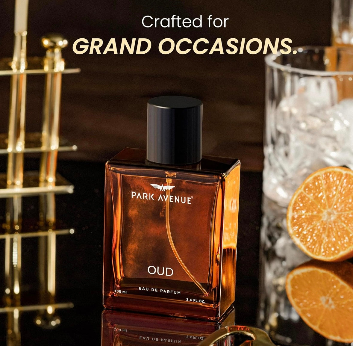 UrbanAura.Co – Park Avenue Oud Eau De Parfum for Men (100ml) | Premium Luxury Fragrance | Long Lasting Perfume | Wedding & Gifting Edition