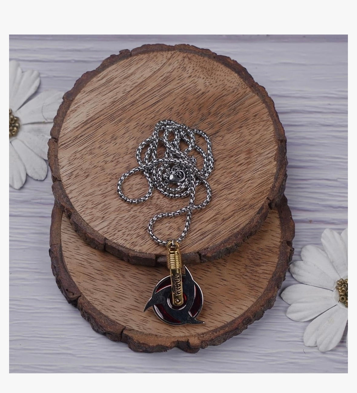 UrbanAura.Co – Uchiha Legacy Pack (Itachi Ring + Bracelet + Sharingan Chain)