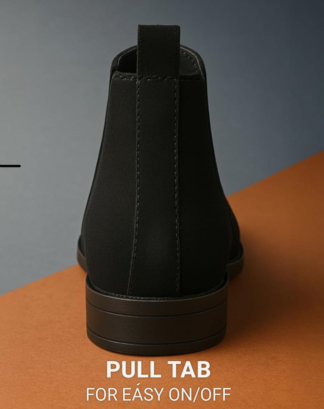 UrbanAura Suede Chelsea Boots for Men | Premium Slip-On | Comfortable High-Top Casual & Party Wear Footwear